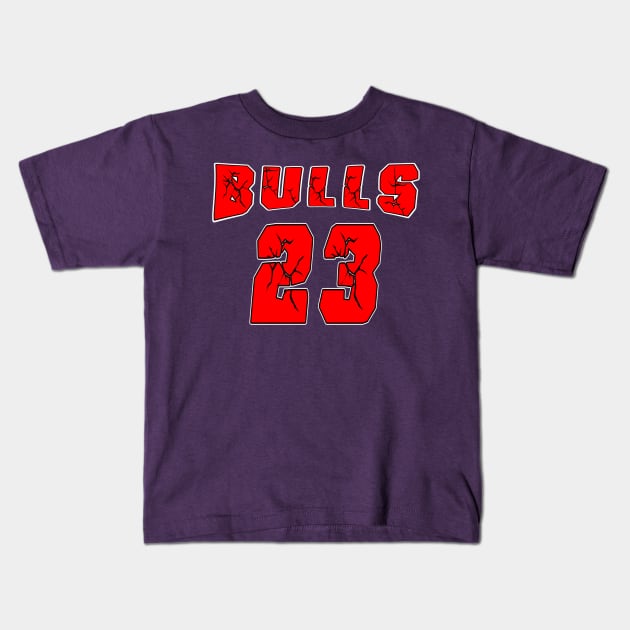 BULLS SHIRT Kids T-Shirt by HEART64